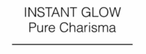 INSTANT GLOW Pure Charisma Logo (EUIPO, 05/17/2018)