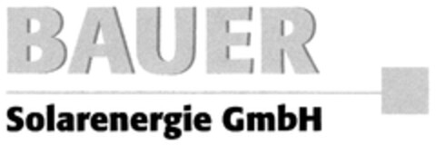 BAUER Solarenergie GmbH Logo (EUIPO, 12.06.2018)