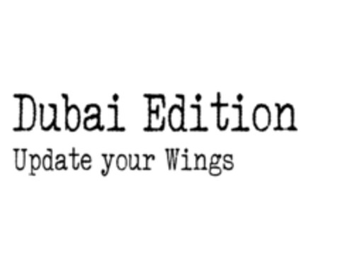 Dubai Edition Update your Wings Logo (EUIPO, 12.11.2018)