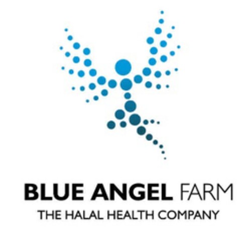 BLUE ANGEL FARM THE HALAL HEALTH COMPANY Logo (EUIPO, 24.06.2019)