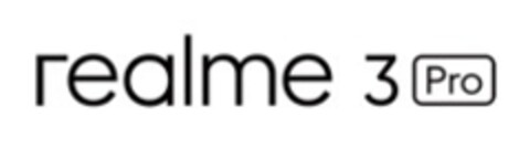 realme 3Pro Logo (EUIPO, 25.07.2019)