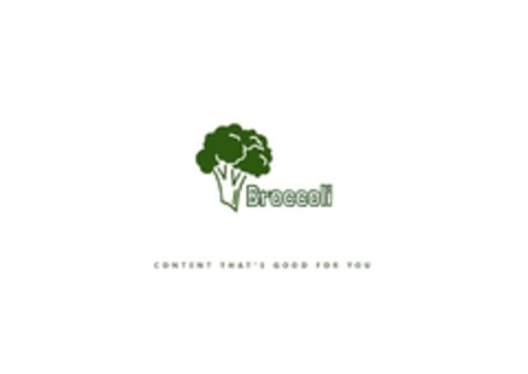 Broccoli CONTENT THAT'S GOOD FOR YOU Logo (EUIPO, 13.11.2019)