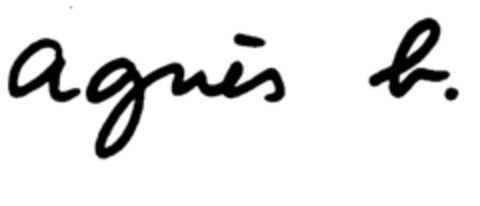 agnès b. Logo (EUIPO, 07.01.1998)