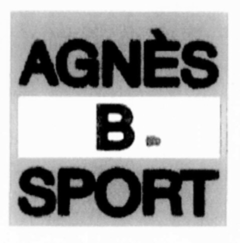 AGNÈS B. SPORT Logo (EUIPO, 29.08.2002)