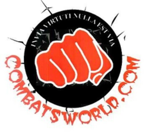 INVIA VIRTUTI NULLA EST VIA COMBATSWORLD.COM Logo (EUIPO, 17.03.2003)