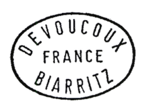 DEVOUCOUX FRANCE BIARRITZ Logo (EUIPO, 31.10.2003)