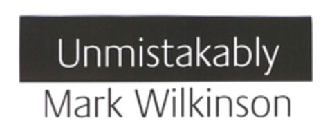 Unmistakably Mark Wilkinson Logo (EUIPO, 11/24/2003)