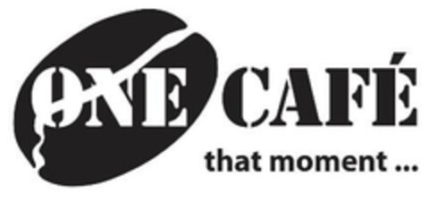 ONE CAFÉ that moment... Logo (EUIPO, 11.06.2008)