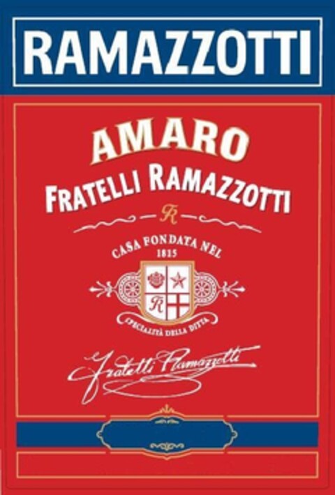 RAMAZZOTTI AMARO FRATELLI RAMAZZOTTI Logo (EUIPO, 07.10.2009)