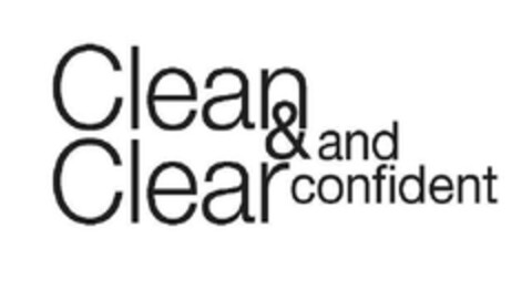 Clean & Clear and confident Logo (EUIPO, 02/14/2011)