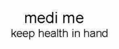 medi me
keep health in hand Logo (EUIPO, 04/04/2012)