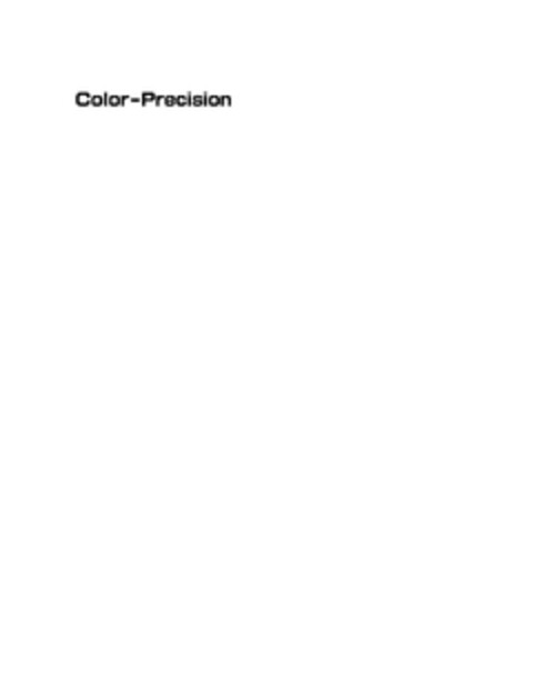 Color-Precision Logo (EUIPO, 07/18/2012)