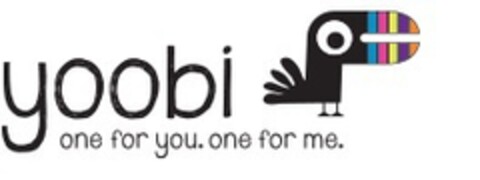 yoobi one for you. one for me Logo (EUIPO, 23.02.2015)