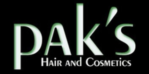 PAk's HAiR ANd COSMETiCS Logo (EUIPO, 14.10.2015)