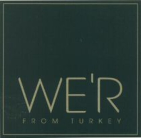 WE'R FROM TURKEY Logo (EUIPO, 04.02.2016)