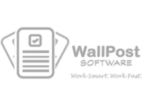 WallPost SOFTWARE Work Smart. Work Fast. Logo (EUIPO, 12.04.2016)