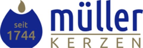 seit 1744 müller KERZEN Logo (EUIPO, 13.02.2018)