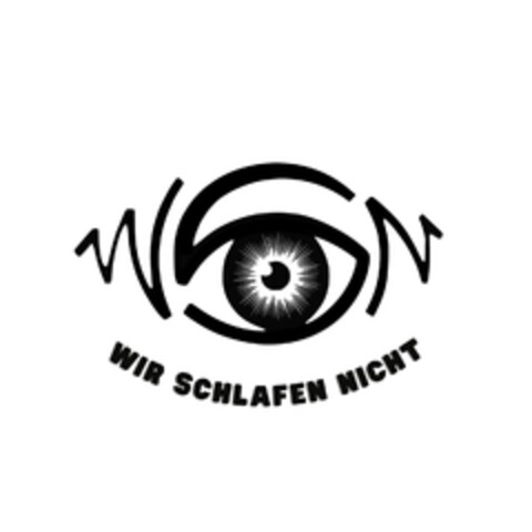 WIR SCHLAFEN NICHT Logo (EUIPO, 27.07.2022)