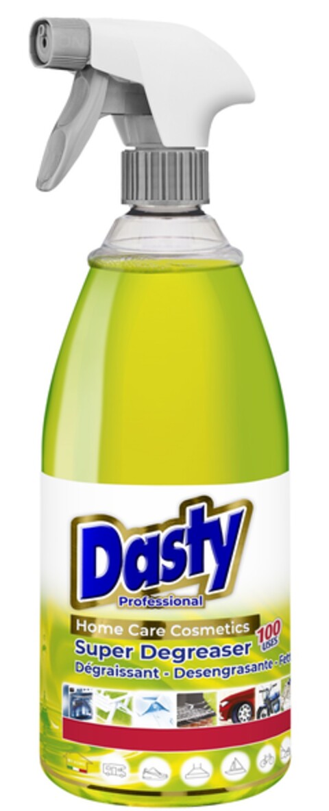 Dasty Professional Home Care Cosmetics 100 USES Super Degreaser Dégraissant - Desengrasante Logo (EUIPO, 31.03.2023)