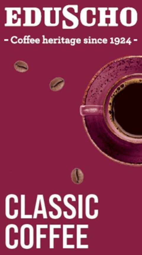 EDUSCHO - Coffee heritage since 1924 - CLASSIC COFFEE Logo (EUIPO, 08.06.2023)
