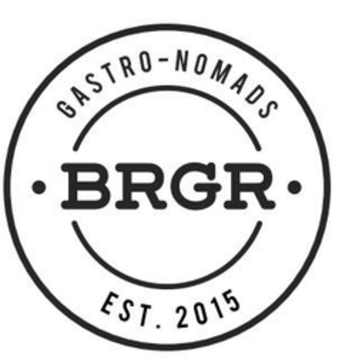 GASTRO - NOMADS BRGR EST. 2015 Logo (EUIPO, 03/04/2024)