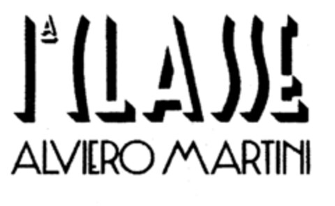 1ª CLASSE ALVIERO MARTINI Logo (EUIPO, 09.04.1997)