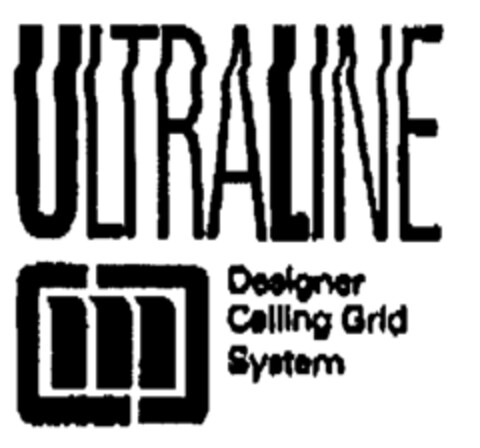 ULTRALINE Designer Celling Grid System Logo (EUIPO, 31.07.1998)