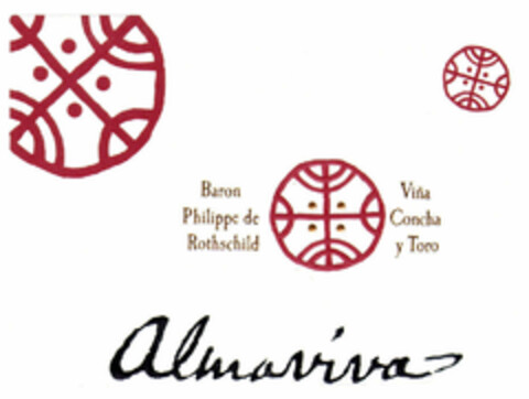 Almaviva Baron Philippe de Rothschild Viña Concha y Toro Logo (EUIPO, 12/04/1998)