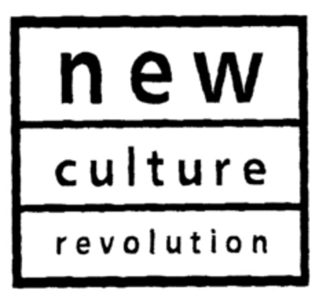 new culture revolution Logo (EUIPO, 17.12.1998)