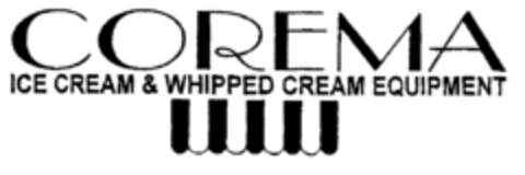 COREMA ICE CREAM & WHIPPED CREAM EQUIPMENT Logo (EUIPO, 01/14/2000)