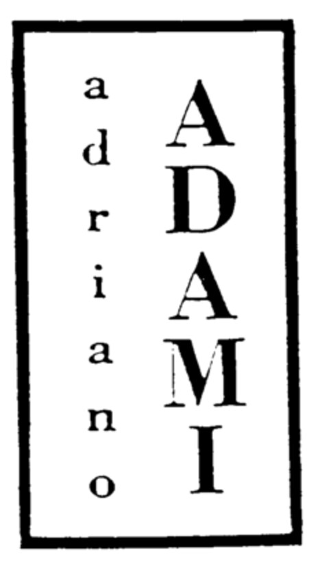 adriano ADAMI Logo (EUIPO, 26.01.2001)