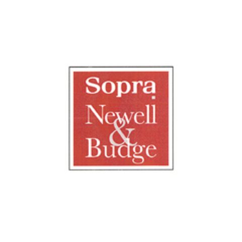 Sopra Newell & Budge Logo (EUIPO, 08/09/2005)