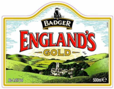 1777 BADGER ENGLAND'S -GOLD- Logo (EUIPO, 22.03.2006)