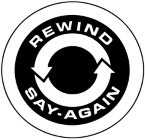 REWIND SAY-AGAIN Logo (EUIPO, 12/27/2006)