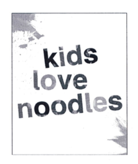 kids love noodles Logo (EUIPO, 10.06.2008)