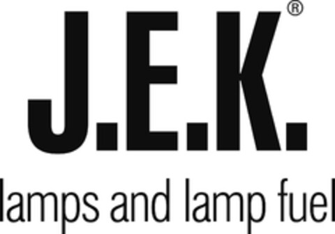 J.E.K. lamps and lamp fuel Logo (EUIPO, 04/27/2009)