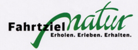 Fahrtziel natur Erholen. Erleben. Erhalten. Logo (EUIPO, 21.09.2010)