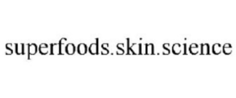 superfoods.skin.science Logo (EUIPO, 12.10.2011)