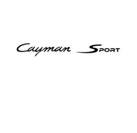 CAYMAN SPORT Logo (EUIPO, 26.06.2014)