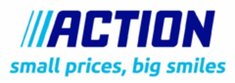 ACTION small prices, big smiles Logo (EUIPO, 02.08.2017)