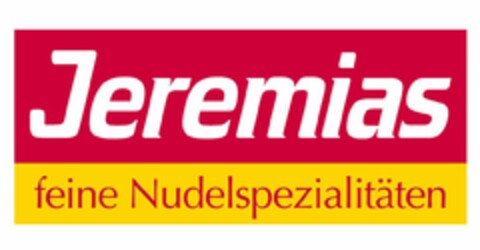 Jeremias feine Nudelspezialitäten Logo (EUIPO, 27.02.2018)