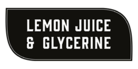 LEMON JUICE & GLYCERINE Logo (EUIPO, 02/14/2019)