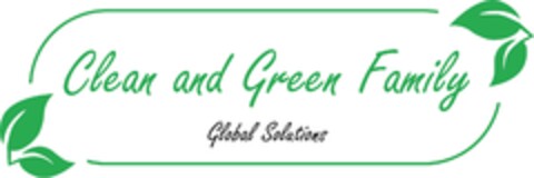 Clean and Green Family Global Solutions Logo (EUIPO, 09.07.2021)