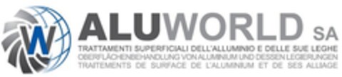 ALUWORLD sa TRATTAMENTI SUPERFICIALI DELL’ALLUMINIO E DELLE SUE LEGHE OBERFLÁCHENBEHANDLUNG VON ALUMINIUM UND DESSEN LEGIERUNGEN TRAITEMENTS DE SURFACE DE L'ALLUMINIUM ET DE SES ALLIAGE Logo (EUIPO, 30.12.2021)