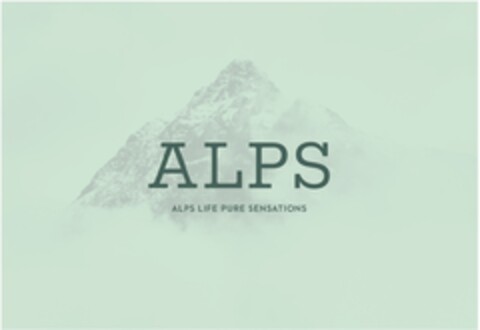 ALPS ALPS LIFE PURE SENSATIONS Logo (EUIPO, 09.11.2022)