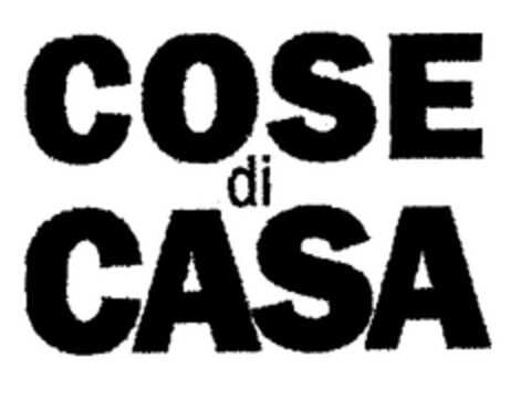 COSE di CASA Logo (EUIPO, 21.01.2002)