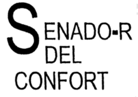 SENADO-R DEL CONFORT Logo (EUIPO, 06/17/2002)