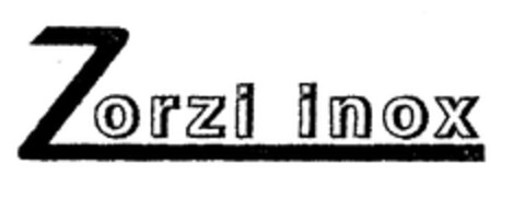 Zorzi inox Logo (EUIPO, 05/28/2002)