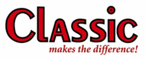 Classic makes the difference! Logo (EUIPO, 01.02.2005)