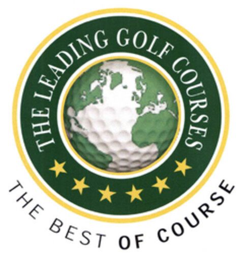 THE LEADING GOLF COURSES THE BEST OF COURSE Logo (EUIPO, 08/10/2005)